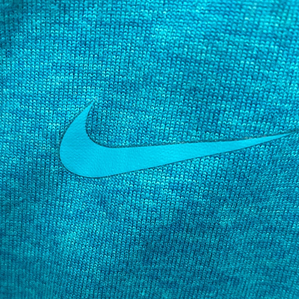 3/$20 Nike Women's Short Sleeve Teal Tee - Picture 3 of 4